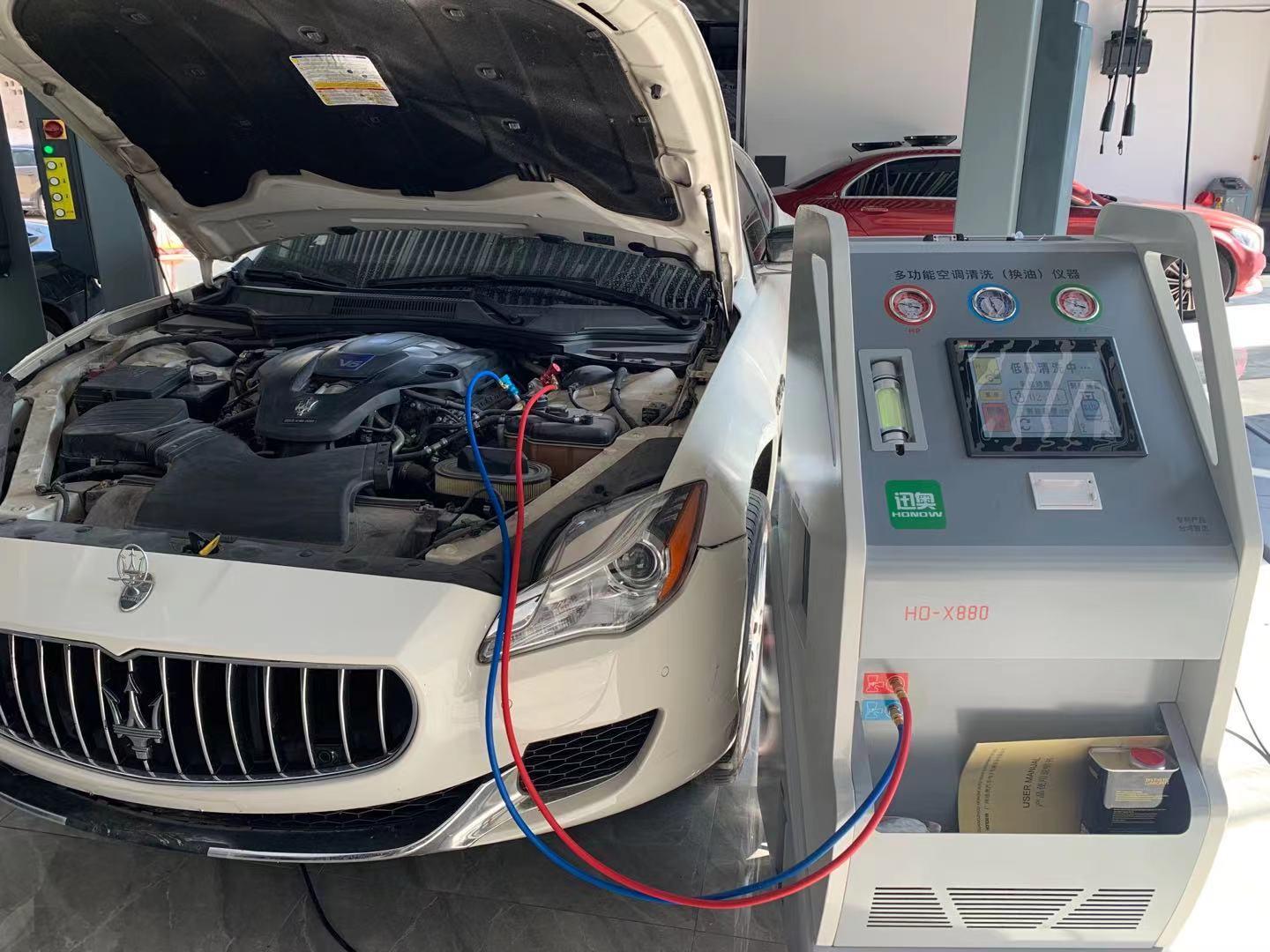 R134a Refrigerant Auto A / C System Flushing And Oil Exchange Machine 3