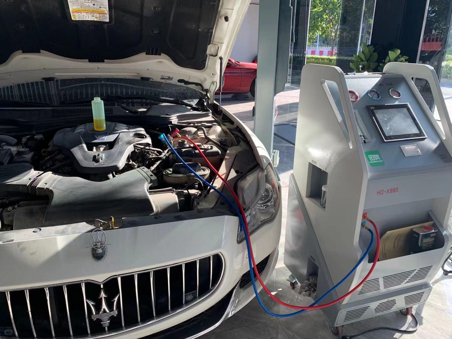R134a Refrigerant Auto A / C System Flushing And Oil Exchange Machine 4