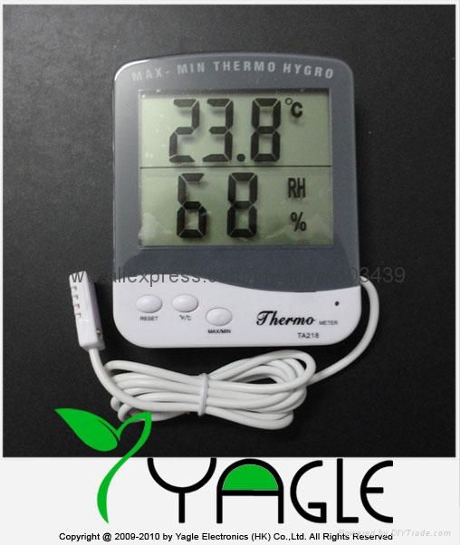 Free Shipping by DHL, New 2 In 1 Digital Outdoor Tthermometer