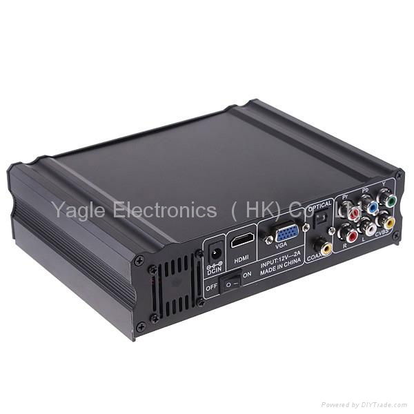 HDMI VGA USB3.0 3.5" SATA HD 1080p HD Media Player with Remote Contral 3