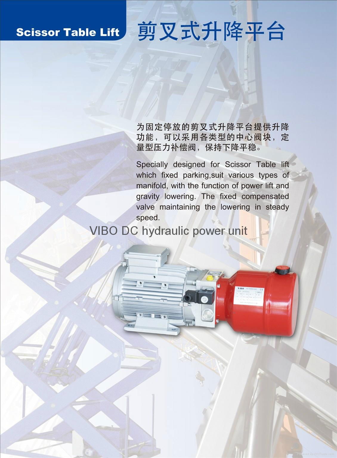 Hydraulic power unit for scissor Table lift 4