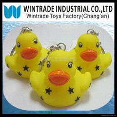 Floating Rubber Duck Keychain