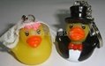 The Bride & Groom Duck Keychain 2