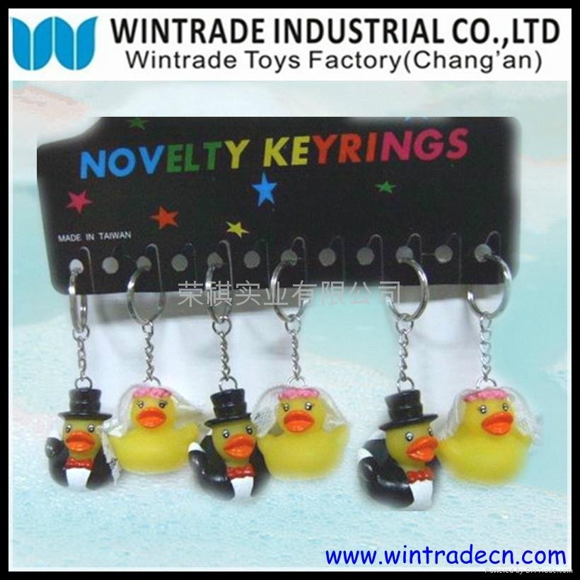 Floating Rubber Duck Keychain 3