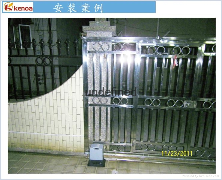 厂家直销工厂庭院直线平移门开门机 4
