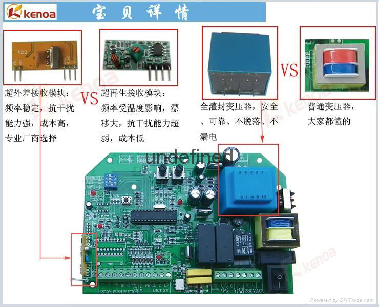 廠家直銷鐵藝平移門開門機370W 4