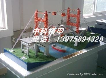 缆索吊机施工桥梁模型 1