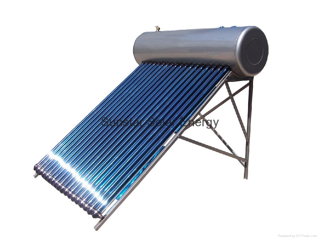 Integrative pressurized solar water heater