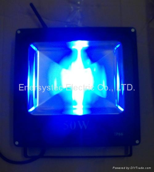 50W RGB LED Flood Lights RF Remote Control with synchronous,Memory, Dimmable 7