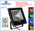 50W RGB LED Flood Lights RF Remote Control with synchronous,Memory, Dimmable