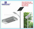 40W Solar LED Street Light IP65 With Lithium Battery Dusk to Dawn Auto ON OFF 1