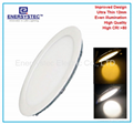 18W LED light panel dimmable panel downlight 8inch ultra thin panel light