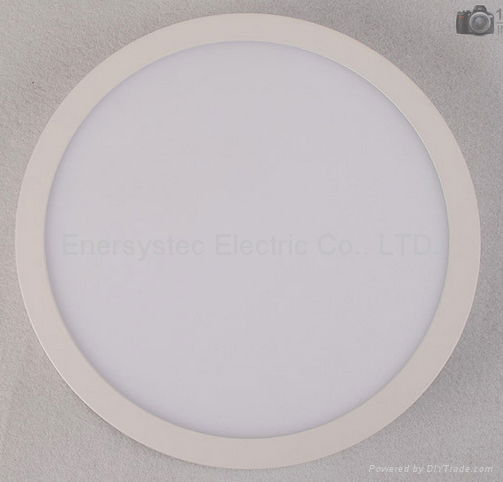 18W Round LED Panel downlight warm light dimmable 4