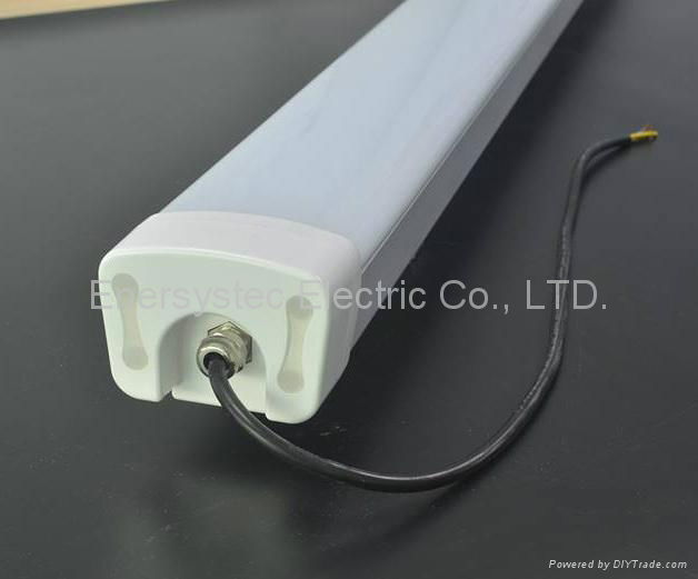 Tri-proof Industrial Lighting 40W CE ROHS Certified 100-277V Dustproof LED Light 4