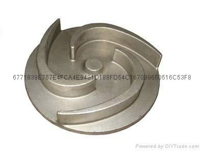 Lost wax casting stainless steel impeller blades