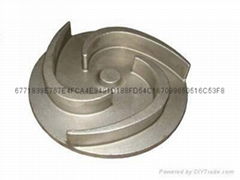 Lost wax casting stainless steel impeller blades