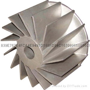Lost wax casting stainless steel impeller blades 2