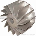 Lost wax casting stainless steel impeller blades 2