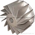Lost wax casting stainless steel impeller blades