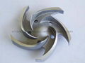 Lost wax casting stainless steel impeller blades 3