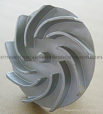 Lost wax casting stainless steel impeller blades 4