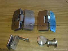 Lost wax casting in stainless steel glass clamp