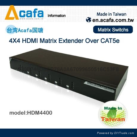 4*4 HDMI2.0 Matrix switch extender 2