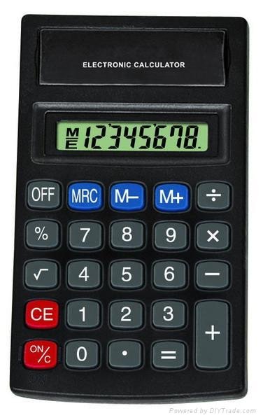 8 digit pocket calculator