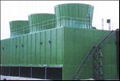 FRP counter-flow cooling tower for steel mill