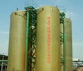 Fiberglass FRP tank for 32% hydrochloric acid 1