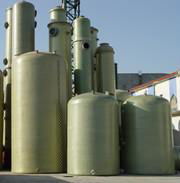 Fiberglass FRP tank for 32% hydrochloric acid 2