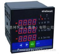 ELD194E-2S4~~42方形多功能电力仪表