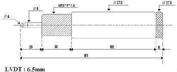 L.V.D.T--差動式位移檢出器0 ~ 6.5mm 2