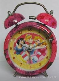 Flash Design Clock,quartz alarm clock,cartoon  3