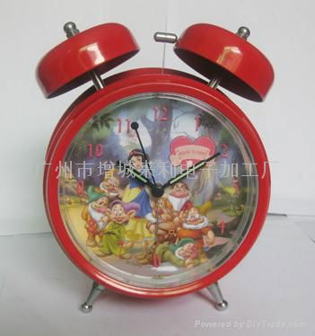 4.5" twin bell alarm clocks 3