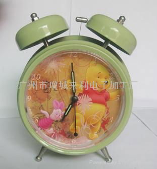 4.5" twin bell alarm clocks 5