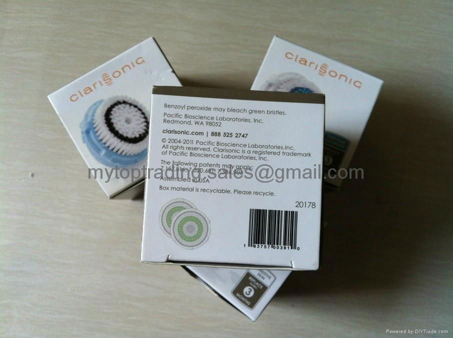 Wholesale MIA Clarisonic Replacement Brush Head Twin Pack-Acne Cleansing 5colors 3