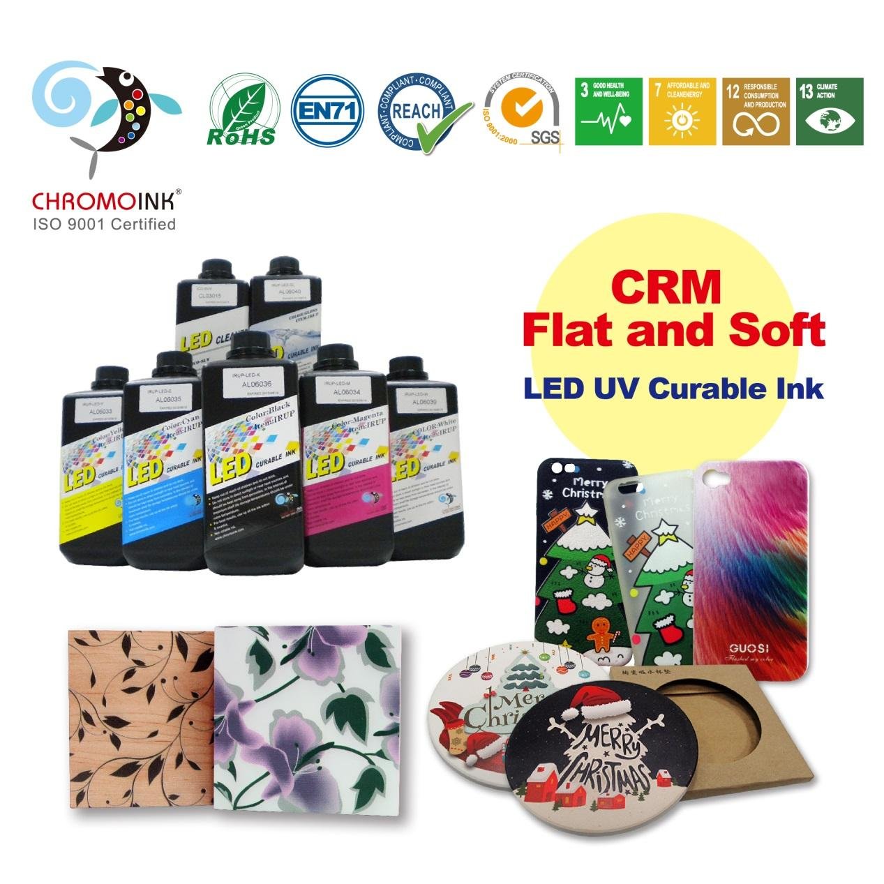 Chromoink LED UV Curing Ink(Rigid/Flexible)