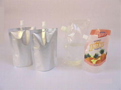 food(beverage) packaging - self standing spout pouch