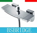 double handle waterfall bathtub faucet mixer,grifo bano,misturador monocomando  2