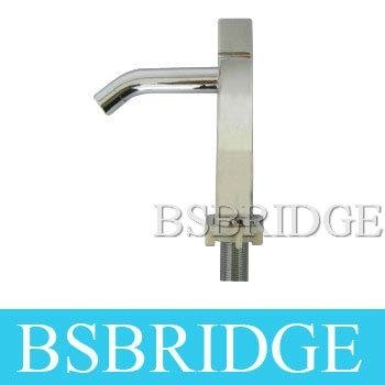 Square BRASS Cold Water Pillar Basin Tap BSBRIDGE T04117 torneira 