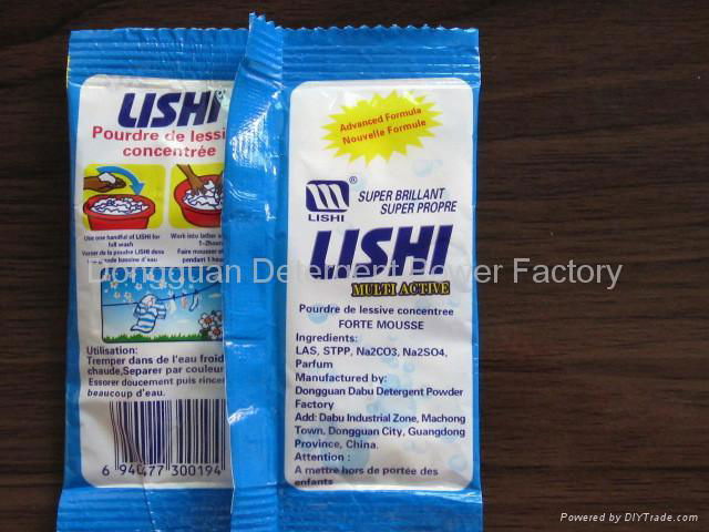 15g Lishi Small Sachet Powder Detergent For Africa Market (DB-28) 2