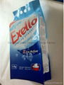 2kg stand up bag packaging washing powder with handle 