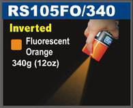 Fluorescent Orange Spray, Inverted