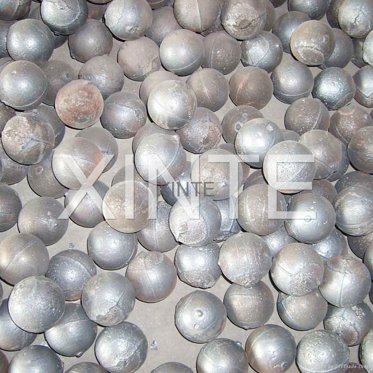 65mn material, high hardness forged grinding ball 2