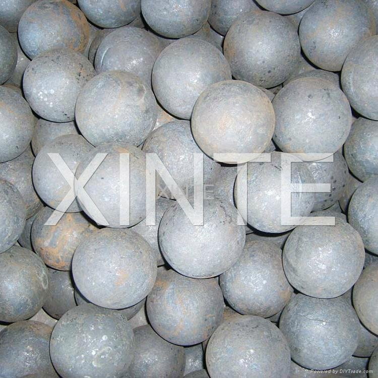 65mn material, high hardness forged grinding ball 4