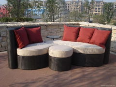 rattan sofa