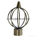 china factory finial for window curtain rod 22mm 4