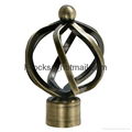 china factory finial for window curtain rod 22mm 5