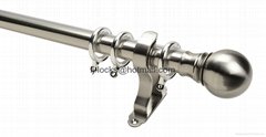 fashion  metal curtain poles 25mm for window covering middle east